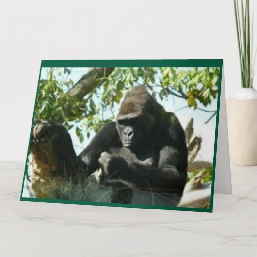 Gorilla-denken Kaart (Voorkant)