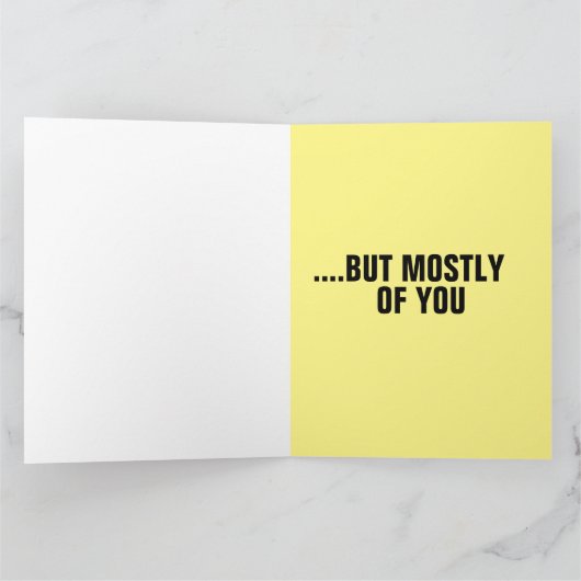 GORILLA DENKT OVER JULLIE WENSKAARTEN KAART (Binnen)