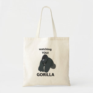 Gorilla die je leuk vindt Grappige Gorilla Tote Bag