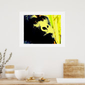 Gorilla Face Pop Art Poster Print. Gorilla Posters (Keuken)