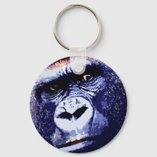 Gorilla Face Sleutelhanger