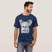 Gorilla Face T Shirt (Voorkant volledig)
