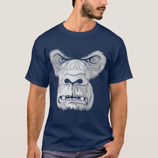 Gorilla Face T Shirt (Voorkant)
