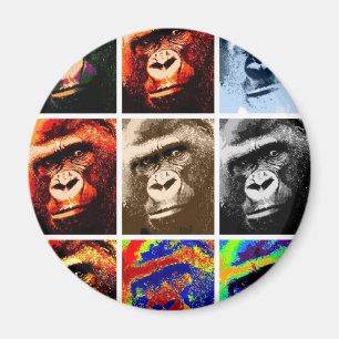 Gorilla Faces Magneet