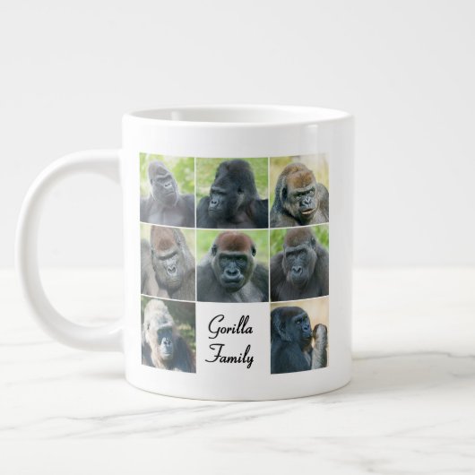 Gorilla Family Extra Grote Beker (Links)
