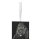Gorilla Family Kubus Ornament (Rechts)