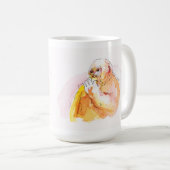 Gorilla Family Mug (ゴリラ家族のマグカップ）Gorilla Life (Devant droit)