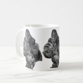 Gorilla Family Mug (ゴリラ家族のマグカップ)Gorilla Life (Devant gauche)
