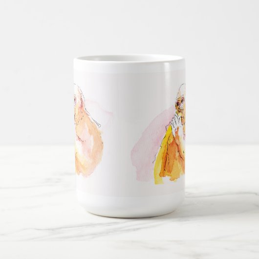 Gorilla Family Mug (ゴリラ家族のマグカップ）Gorilla Life Koffiemok (Center)