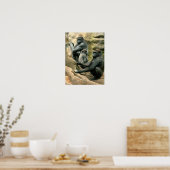 Gorilla Family Poster (Keuken)