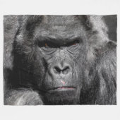 Gorilla Fleece Blanket Deken (Voorkant (Horizontaal))
