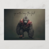 Gorilla Football Speler Briefkaart (Voorkant)