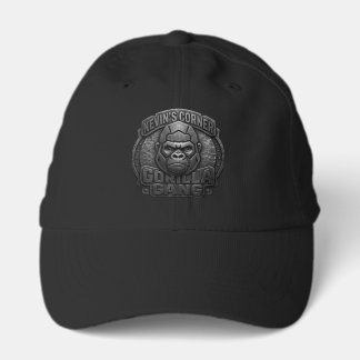 Gorilla Gang Geometrisch Logo in Zwarte Metaal Loo Trucker Pet