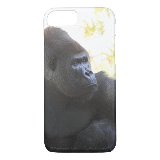 Gorilla Gaze iPhone 7 Coque (Dos)