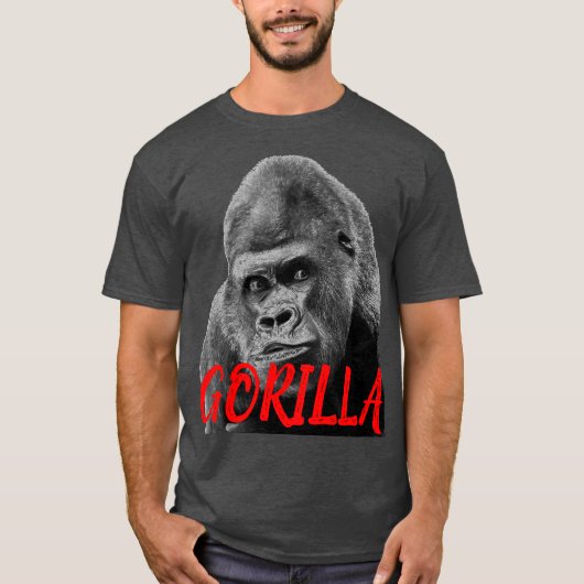 Gorilla Gray T-shirt (Voorkant)