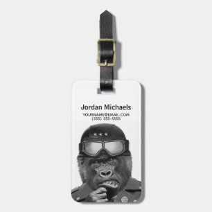 Gorilla Guy Jouw namen toevoegen Bagagelabel