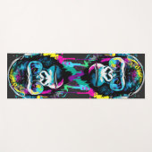 Gorilla Head - Kleurrijke Gorilla Yoga Mat (Voorkant (horizontaal))