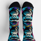 Gorilla Head Sokken - Gorilla Sokken Kleurrijk (Top)