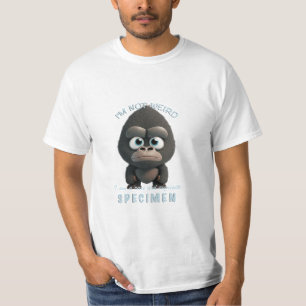 Gorilla Ik ben niet koppig Mijn manier is altijd g T-shirt