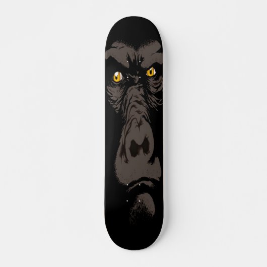 Gorilla in Black Skateboard (Voorkant)