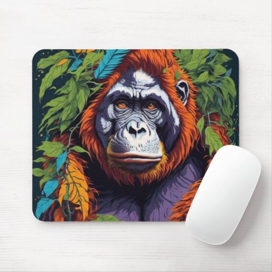 Gorilla in de Mist Mousepad Muismat (Met muis)