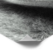 Gorilla in zwart-wit Poster (Hoek)