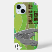 Gorilla is geen aap Case-Mate iPhone case (Achterkant)