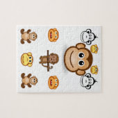 Gorilla Jigzaag Puzzle Legpuzzel (Horizontaal)