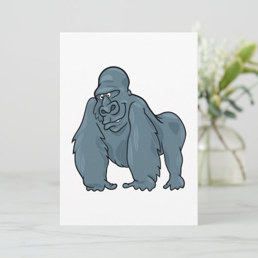 Gorilla Kaart (Staand voorkant)