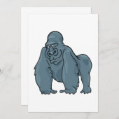 Gorilla Kaart (Voorkant / Achterkant)