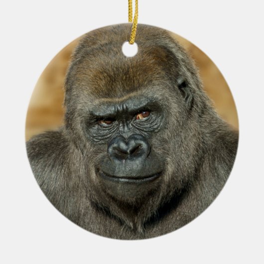 Gorilla Keramisch Ornament (Voorkant)
