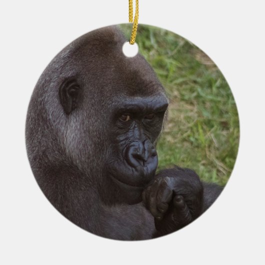 Gorilla Keramisch Ornament (Voorkant)