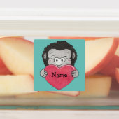 Gorilla Koala Polar beer Kinder hart naam labels (Aangebracht)