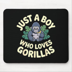 Gorilla kostuum voor jongens mannen kind dierliefh muismat