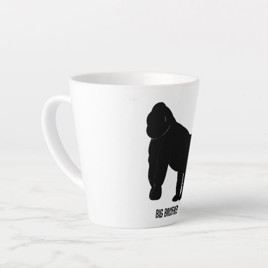 Gorilla Latte Mug (Angle gauche)