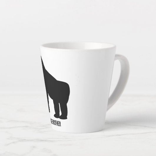 Gorilla Latte Mug (Angle droit)