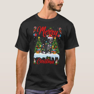 Gorilla Lights Xmas Tree Santa Gorilla Kerstmis T-shirt