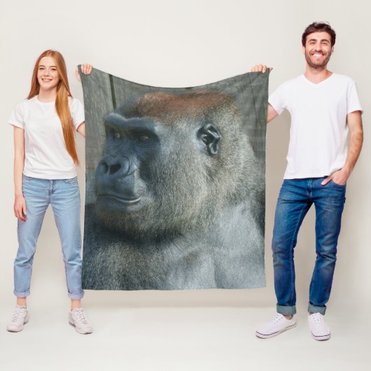 Gorilla Lope Fleece Deken (In situ)