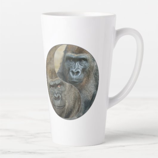 Gorilla Mère et son fils Café Mug (Droite)