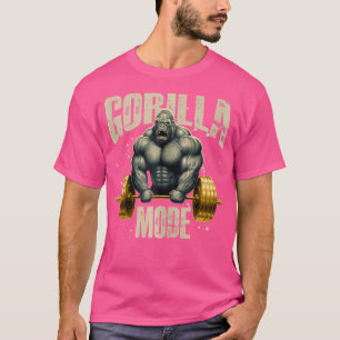 Gorilla Mode Gym Workout Beast Gewichtheffen Body T-shirt