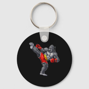 Gorilla Muay Thai Boksen Karate Kickboksen Martial Sleutelhanger