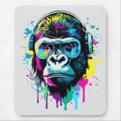 Gorilla Muismat - Gorilla Head Mousepad (Voorkant)