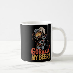 Gorilla My Beer Funny Ape Stein Party Animal Premi Koffiemok