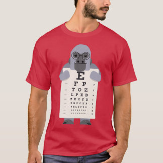 Gorilla-oogdiagram T-shirt