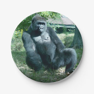 Gorilla Paper-Borden Papieren Bordje