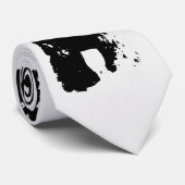 Gorilla Pop Art Aangepaste Stropdassen (Opgerold)