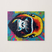 Gorilla Pop Art Cartoon Tekening Legpuzzel (Horizontaal)