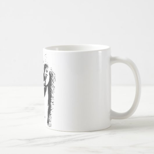 Gorilla Pop Art Koffiemok (Rechts)