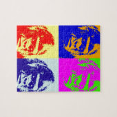 Gorilla Pop Art Legpuzzel (Horizontaal)