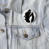 Gorilla Pop Art Ronde Button 5,7 Cm (In situ)